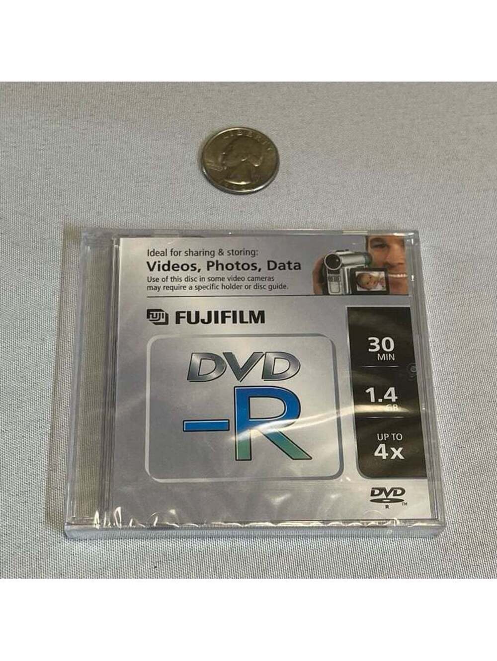 New - Fujifilm Mini DVD-R Disc Designed for Digital Camcorders